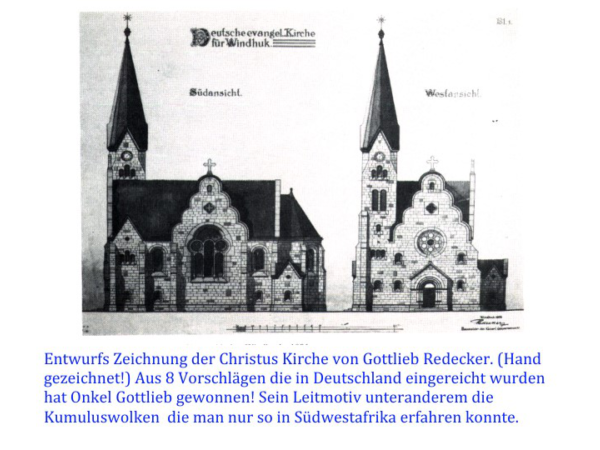 Christuskirche Windhoek Entwurf