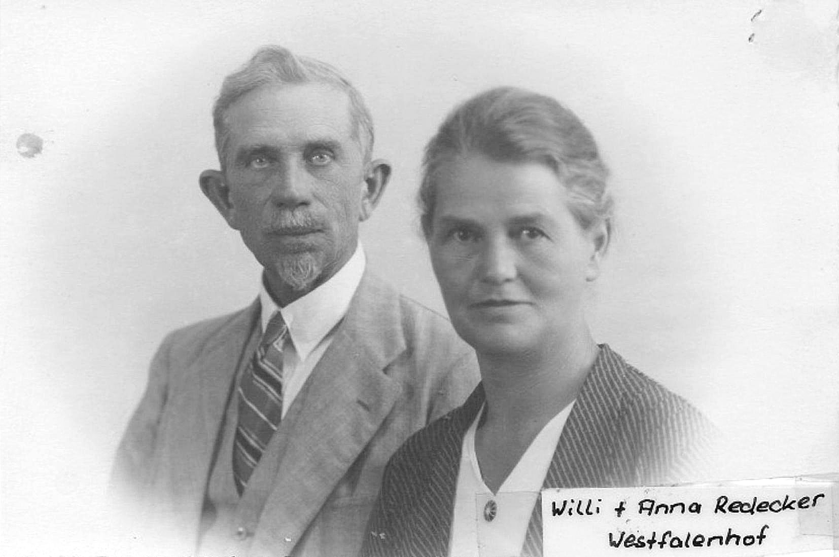 Willy und Anna Redecker