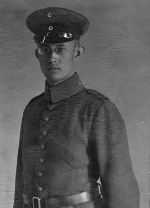 Wilhelm Junker als Soldat im 1. Weltkrieg in Deutschland